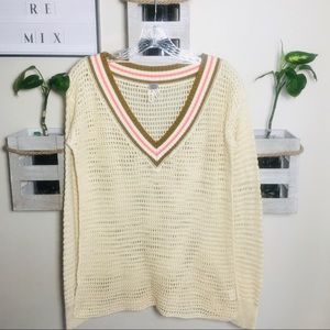 Free People | We The Free Open Knit V Neck Sweater